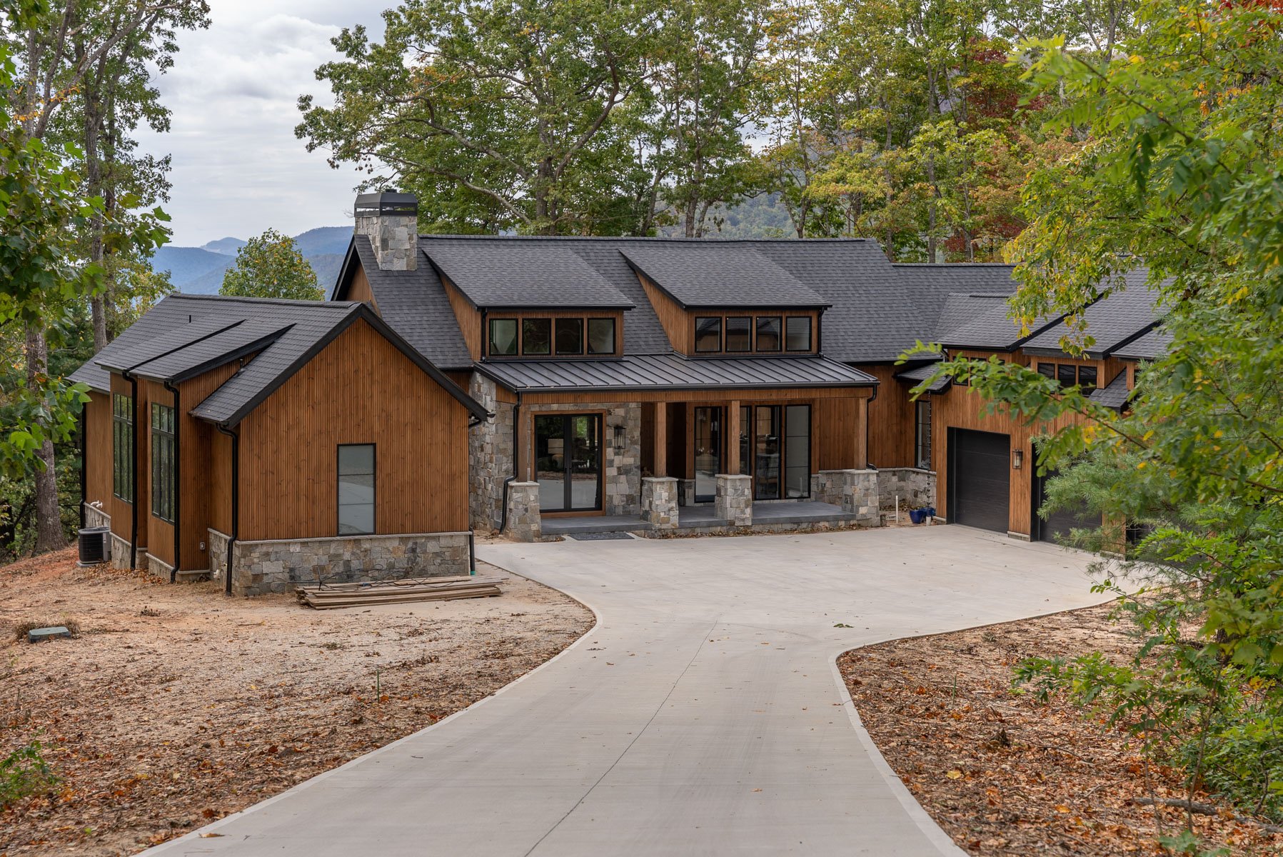 driveway front home before