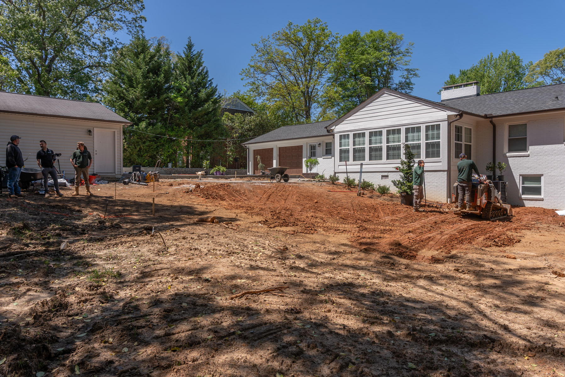 construction during install dingo crew design meeting
